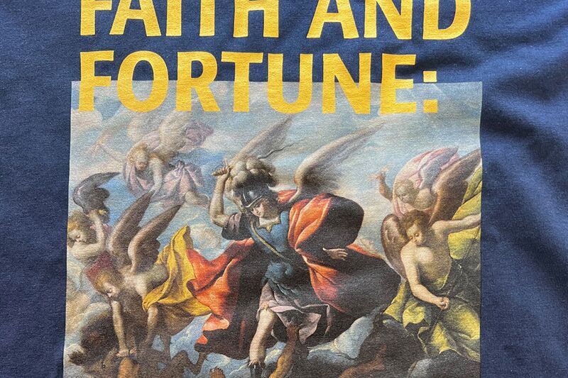 DTG print on dark t-shirt