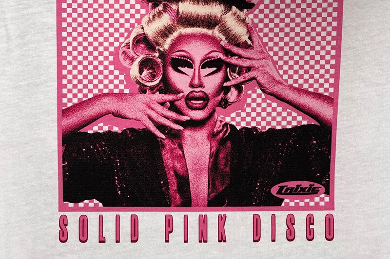 DTG print on white t-shirt