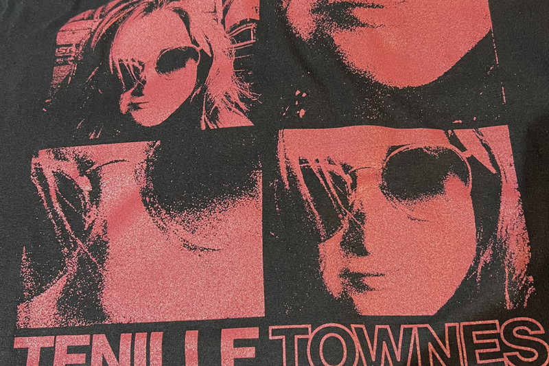 sample of a screen printed t-shirt