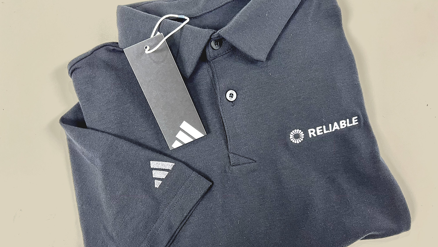 embroidered polo for custom corporate wear