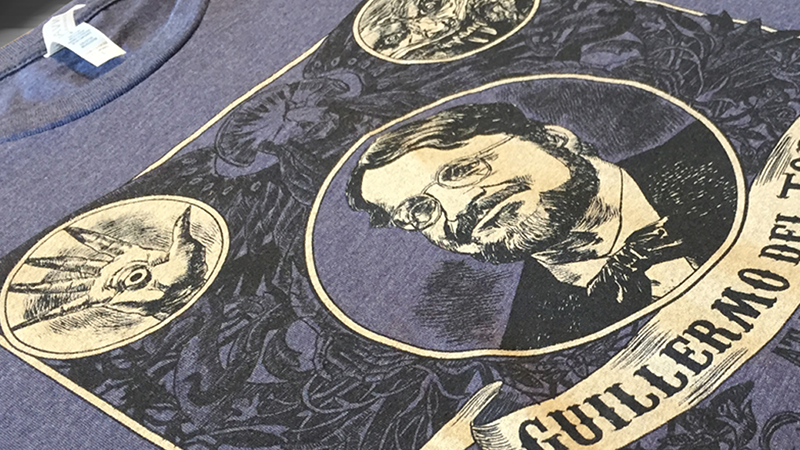 subtle tone on tone screen print