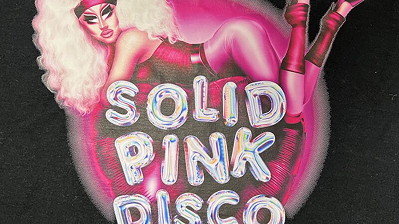 DTF on black t-shirt