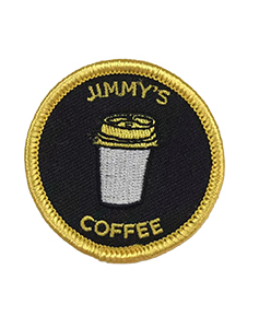 3" embroidered patch for small businesses in Toronto