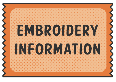 Link to information on embroidery service offered by Hardboiled Inc.