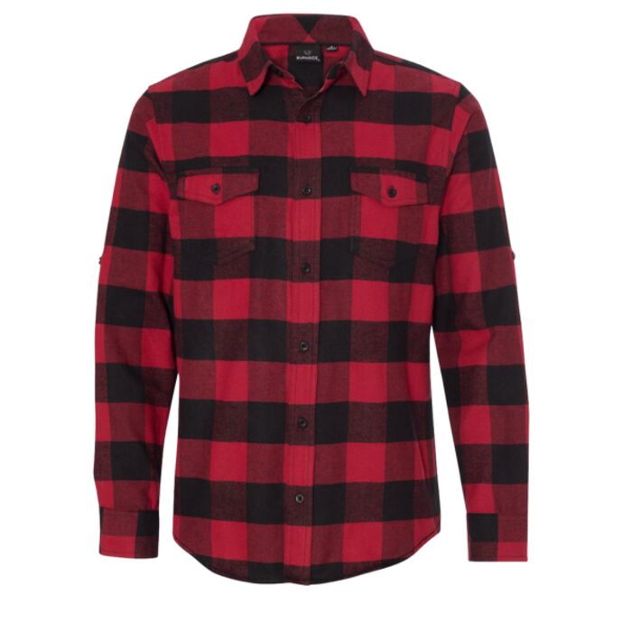 Burnside Yarn-Dyed Long Sleeve Flannel Shirt - 8210 Thumbnail