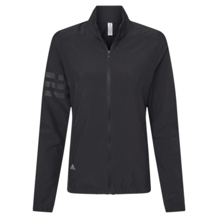 Adidas Women's 3-Stripes Full-Zip Jacket - A268 Thumbnail
