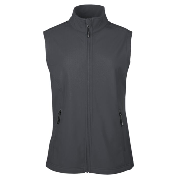 Core365 Ladies' Cruise Two-Layer Fleece Bonded Soft Shell Vest - CE701W Thumbnail