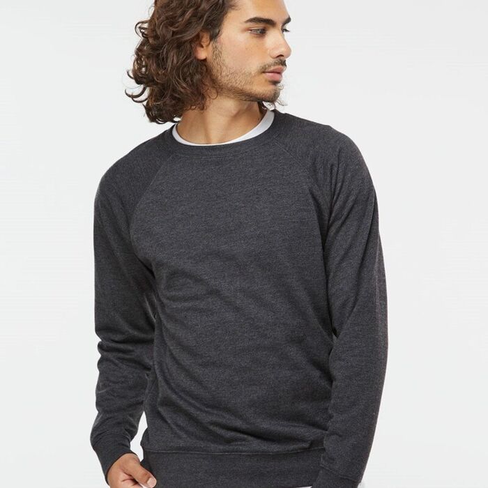 Icon Lightweight Loopback Terry Crewneck Sweatshirt Thumbnail