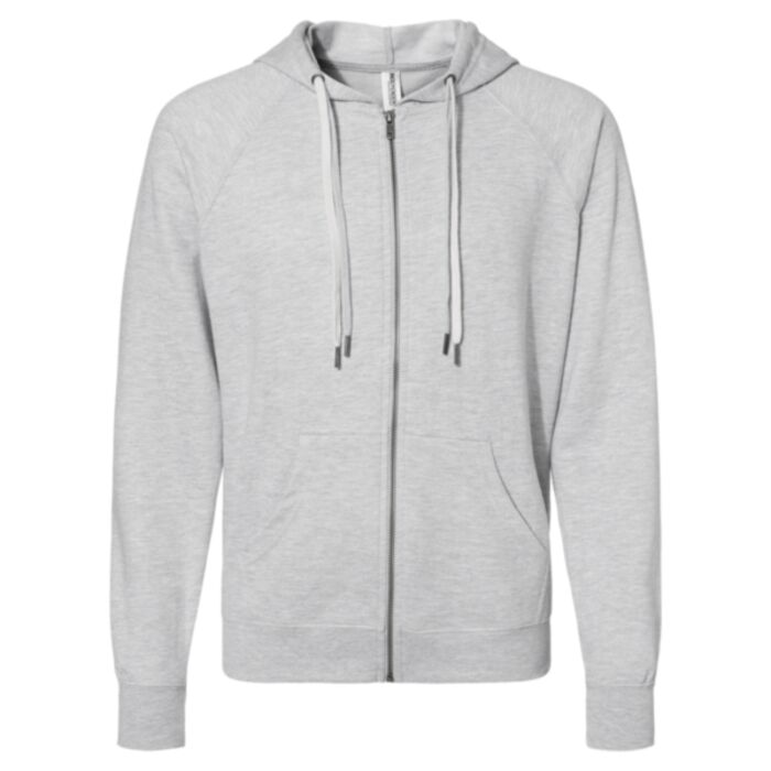 Icon Lightweight Loopback Terry Full-Zip Hooded Sweatshirt Thumbnail