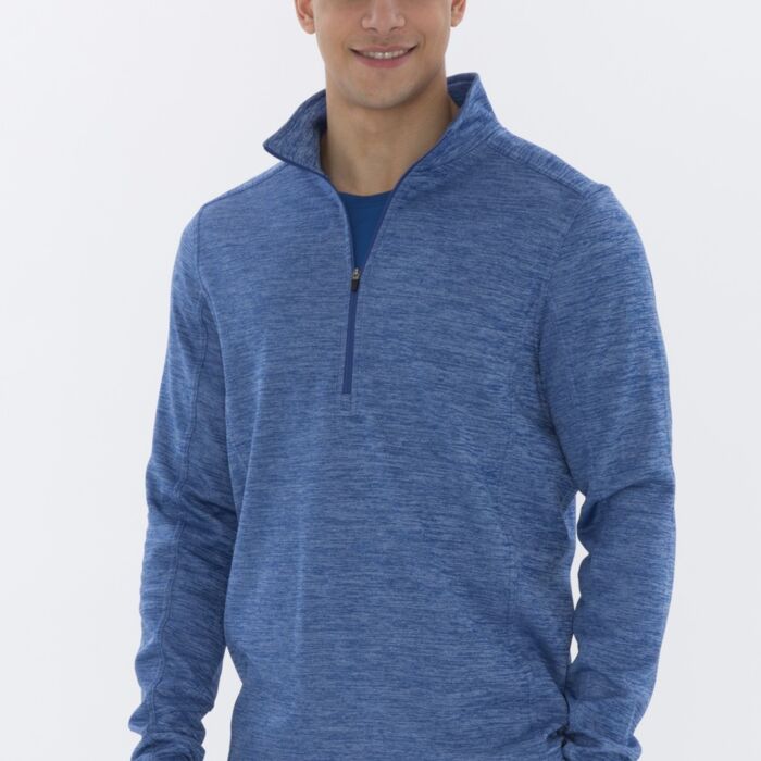 ATC DYNAMIC HEATHER FLEECE 1/2 ZIP SWEATSHIRT. Thumbnail