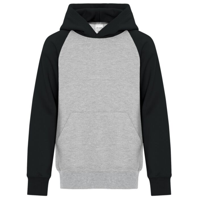 ATC EVERYDAY FLEECE TWO TONE HOODED YOUTH SWEATSHIRT. Thumbnail