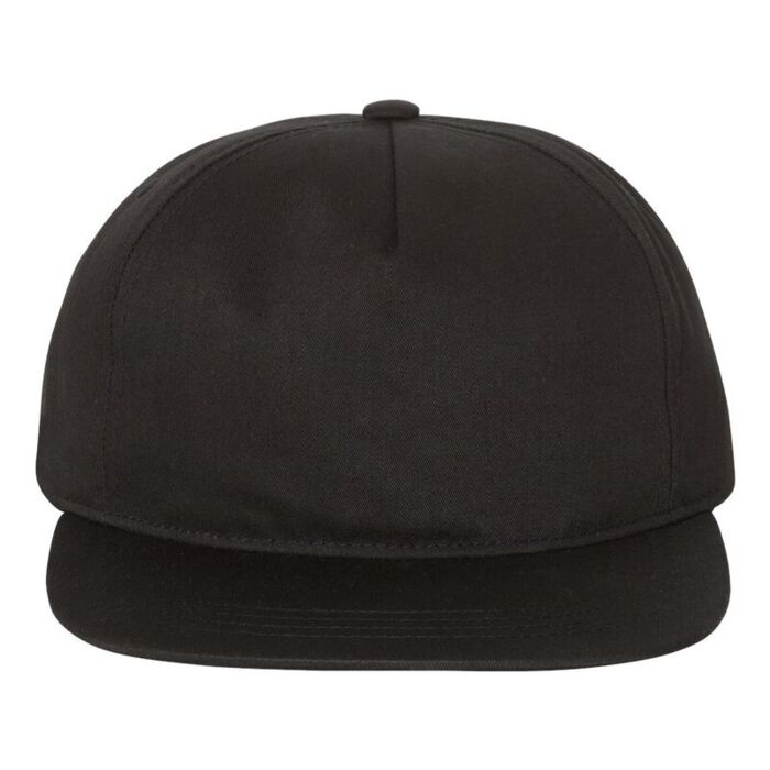 Lightly-Structured Five-Panel Snapback Cap Thumbnail