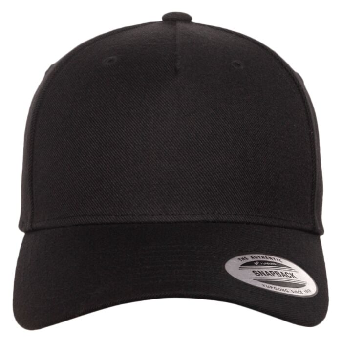 Premium Five-Panel Curved Visor Snapback Cap Thumbnail