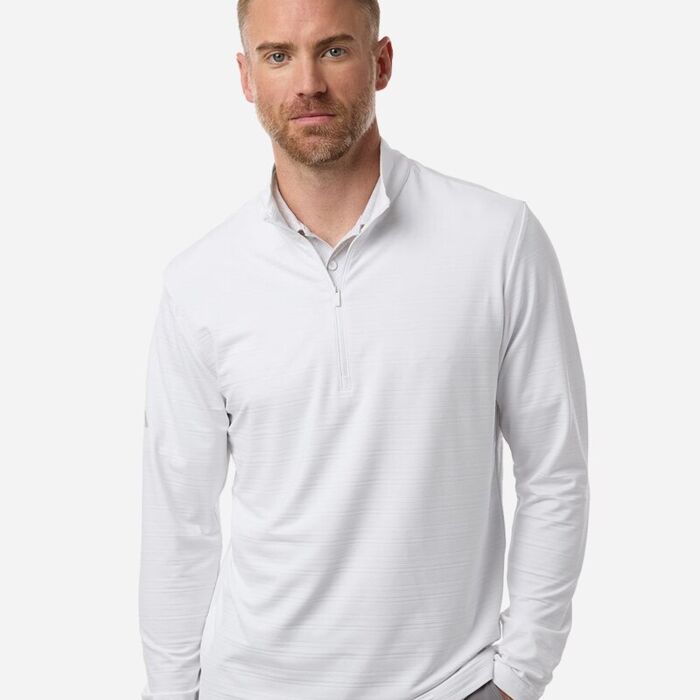 Men's Textured Stripe Quarter-Zip Pullover Thumbnail