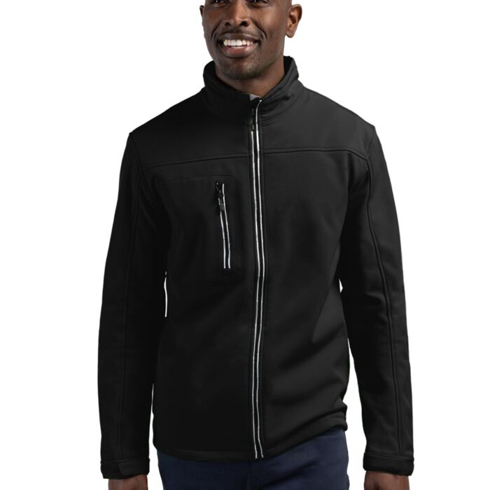 Clique Telemark Eco Stretch Softshell Full Zip Mens Jacket Thumbnail